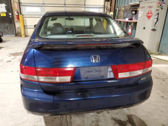 1HGCM665X3A059466 - 2003 HONDA ACCORD EX BLUE photo 6