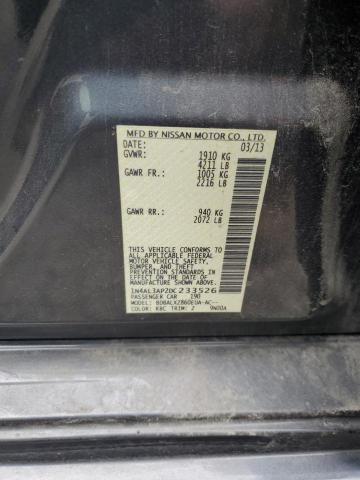 1N4AL3AP2DC233526 - 2013 NISSAN ALTIMA 2.5 GRAY photo 12