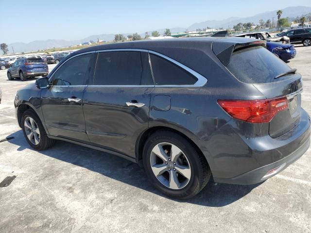 5FRYD3H28EB008496 - 2014 ACURA MDX GRAY photo 2