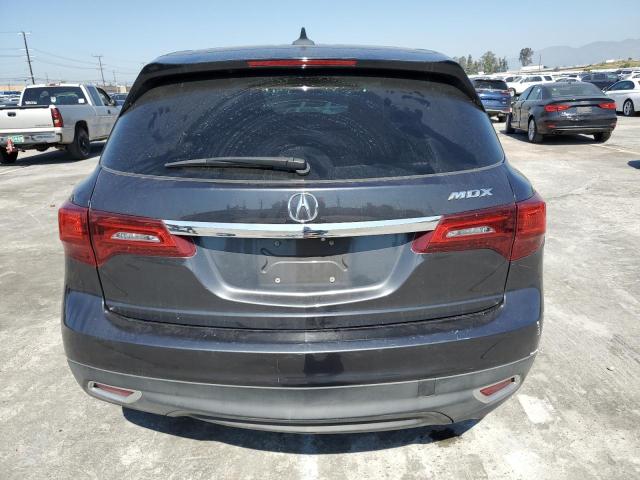 5FRYD3H28EB008496 - 2014 ACURA MDX GRAY photo 6