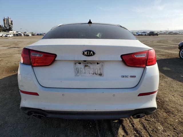 5XXGN4A70EG332125 - 2014 KIA OPTIMA EX WHITE photo 6