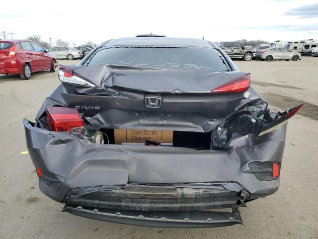 2HGFC2F53JH500703 - 2018 HONDA CIVIC LX GRAY photo 6