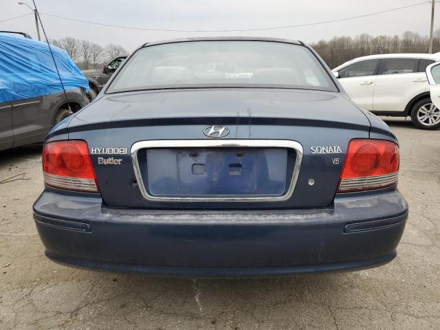 KMHWF25H52A680943 - 2002 HYUNDAI SONATA GL BLUE photo 6