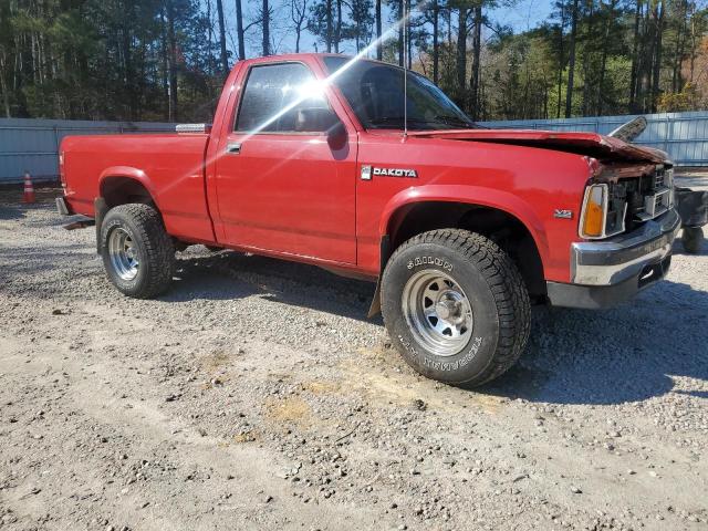 1B7GG26XXLS723521 - 1990 DODGE DAKOTA RED photo 4