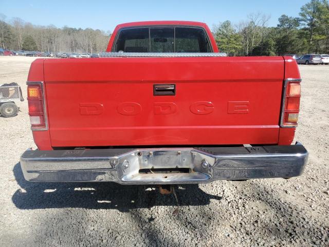 1B7GG26XXLS723521 - 1990 DODGE DAKOTA RED photo 6