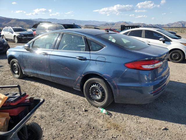 3FA6P0G77KR176173 - 2019 FORD FUSION S BLUE photo 2