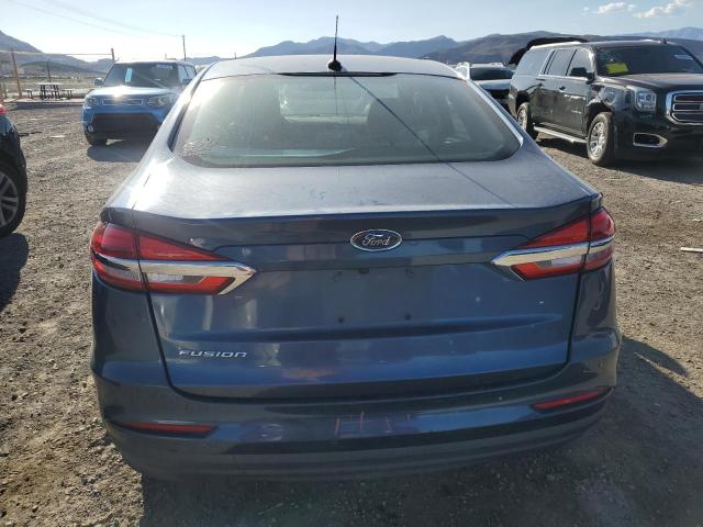 3FA6P0G77KR176173 - 2019 FORD FUSION S BLUE photo 6