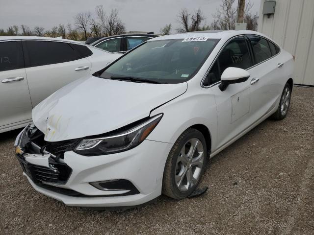 1G1BF5SMXJ7241313 - 2018 CHEVROLET CRUZE PREMIER WHITE photo 1