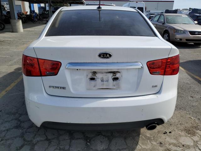 KNAFW4A30C5554720 - 2012 KIA FORTE SX WHITE photo 6