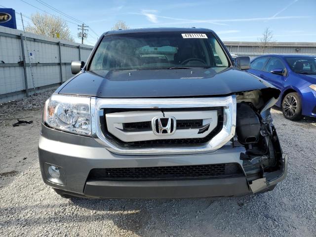 5FNYF48619B024632 - 2009 HONDA PILOT EXL BLUE photo 5