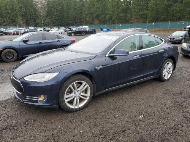 5YJSA1CN7DFP22026 - 2013 TESLA MODEL S ლურჯი ფოტო 1