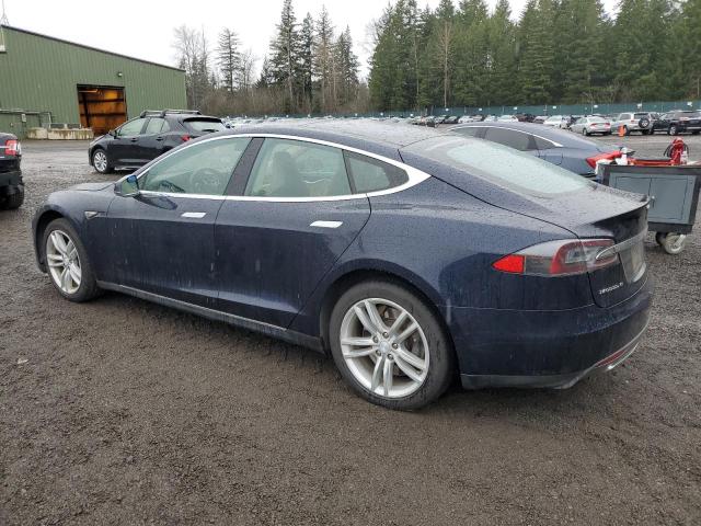 5YJSA1CN7DFP22026 - 2013 TESLA MODEL S ლურჯი ფოტო 2