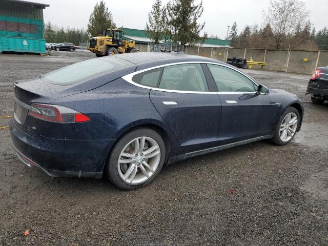 5YJSA1CN7DFP22026 - 2013 TESLA MODEL S ლურჯი ფოტო 3