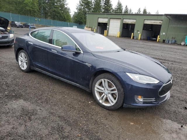 5YJSA1CN7DFP22026 - 2013 TESLA MODEL S ლურჯი ფოტო 4