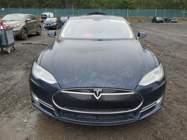 5YJSA1CN7DFP22026 - 2013 TESLA MODEL S ლურჯი ფოტო 5