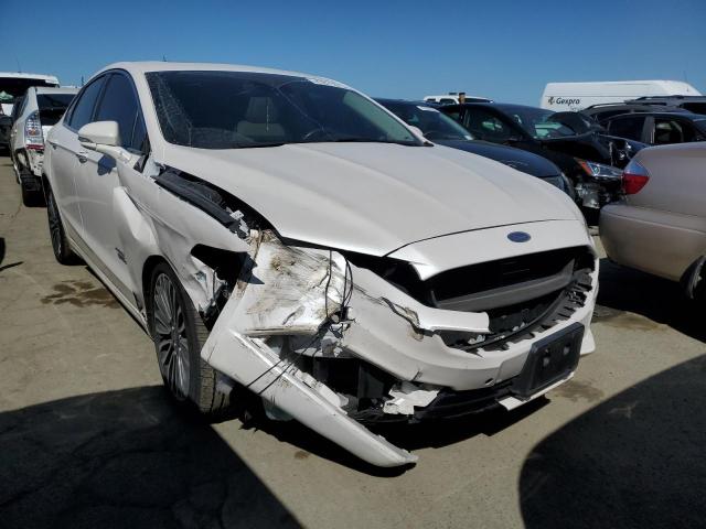 3FA6P0SU4HR306559 - 2017 FORD FUSION TITANIUM PHEV WHITE photo 4