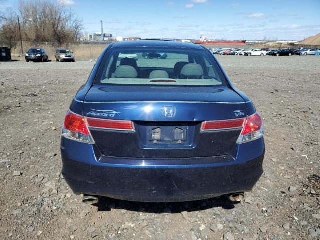 1HGCP3F77BA004592 - 2011 HONDA ACCORD EX BLUE photo 6