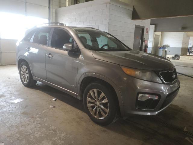 5XYKWDA23BG156688 - 2011 KIA SORENTO SX SILVER photo 4