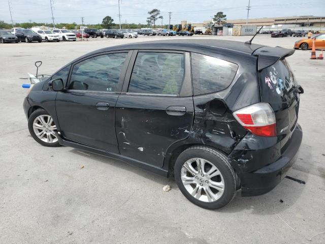 JHMGE8H40AS017245 - 2010 HONDA FIT SPORT BLACK photo 2