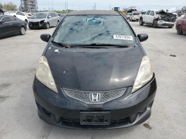 JHMGE8H40AS017245 - 2010 HONDA FIT SPORT BLACK photo 5