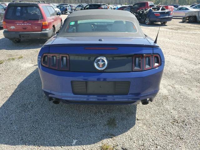 1ZVBP8EM9E5255770 - 2014 FORD MUSTANG BLUE photo 6