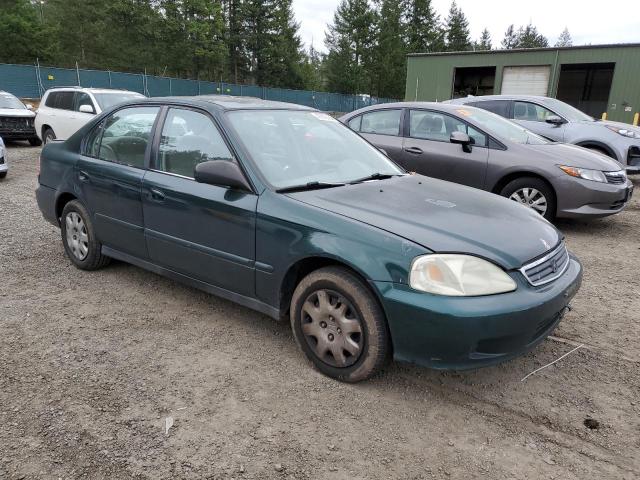 2HGEJ6617YH602554 - 2000 HONDA CIVIC BASE GREEN photo 4