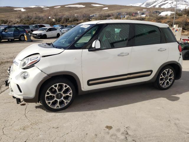 ZFBCFADH7EZ011875 - 2014 FIAT 500L TREKKING WHITE photo 1