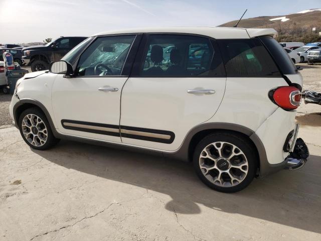 ZFBCFADH7EZ011875 - 2014 FIAT 500L TREKKING WHITE photo 2