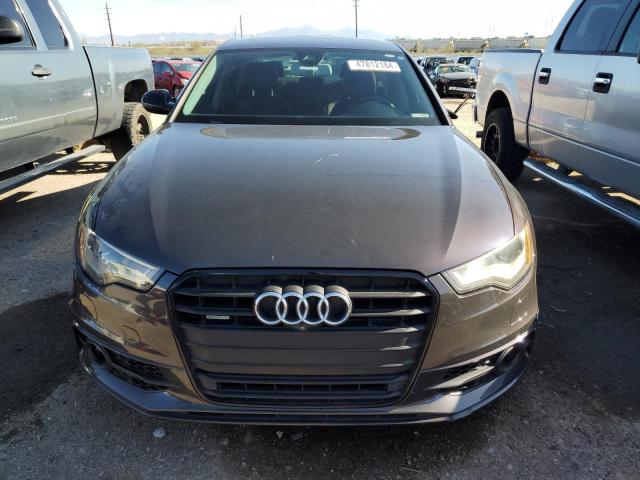 WAUHGAFC2EN139382 - 2014 AUDI A6 PRESTIGE GRAY photo 5