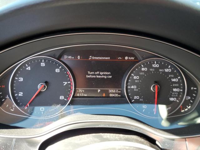 WAUHGAFC2EN139382 - 2014 AUDI A6 PRESTIGE GRAY photo 9