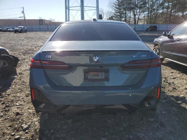 WBY13HG01SCS98980 - 2025 BMW I5 XDRIVE 40 TEAL photo 6