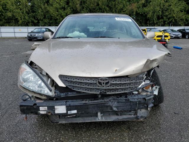 4T1BF32K93U045809 - 2003 TOYOTA CAMRY LE TAN photo 5