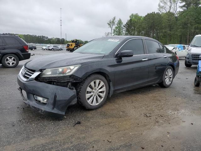 1HGCR2F82DA085985 - 2013 HONDA ACCORD EXL BLACK photo 1