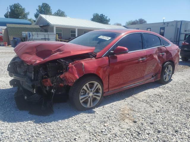 5NPE34AF9JH728735 - 2018 HYUNDAI SONATA SPORT RED photo 1