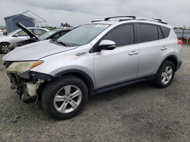 JTMRFREV7D5021628 - 2013 TOYOTA RAV4 XLE SILVER photo 1