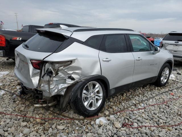 3GNKBHRSXLS606772 - 2020 CHEVROLET BLAZER 2LT SILVER photo 3