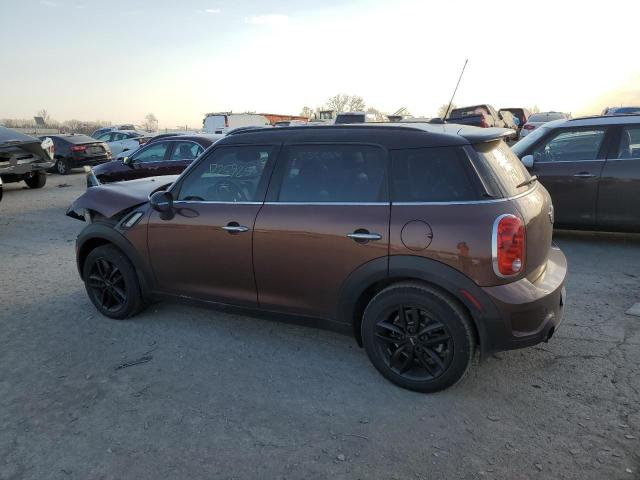 WMWZC3C53EWP25925 - 2014 MINI COOPER S COUNTRYMAN BROWN photo 2