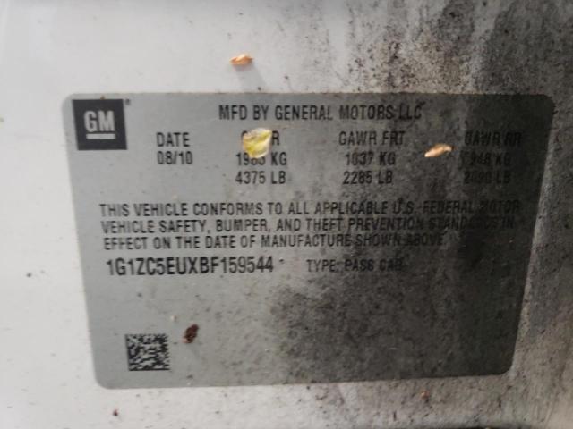 1G1ZC5EUXBF159544 - 2011 CHEVROLET MALIBU 1LT 白色 照片 12