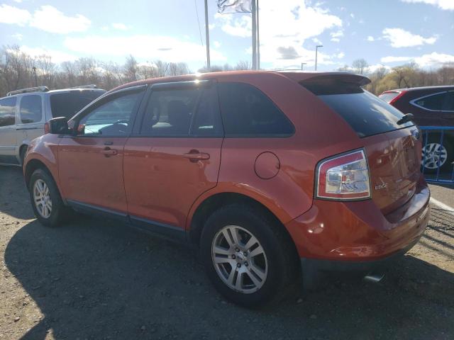 2FMDK48C08BB10764 - 2008 FORD EDGE SEL ORANGE photo 2