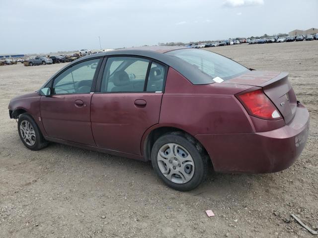 1G8AJ52F23Z131702 - 2003 SATURN ION LEVEL 2 BURGUNDY photo 2