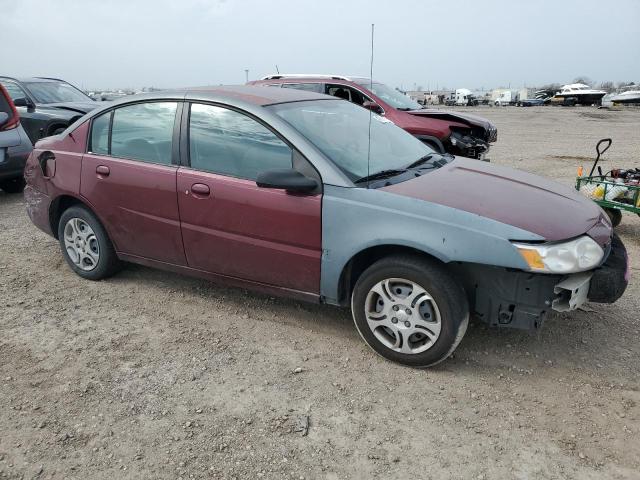 1G8AJ52F23Z131702 - 2003 SATURN ION LEVEL 2 BURGUNDY photo 4