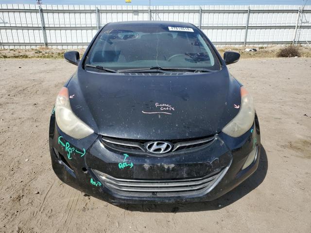 KMHDH4AE1CU195465 - 2012 HYUNDAI ELANTRA GLS BLACK photo 5