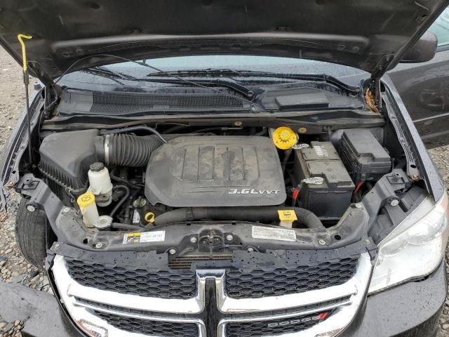 2C4RDGCG3GR312603 - 2016 DODGE GRAND CARA SXT GRAY photo 12