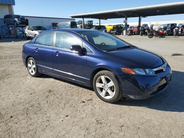 1HGFA16807L092070 - 2007 HONDA CIVIC EX BLUE photo 4