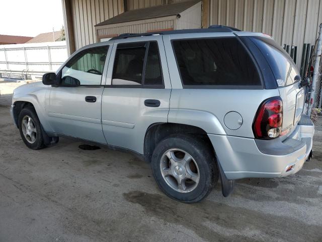 1GNDT13S082237493 - 2008 CHEVROLET TRAILBLAZE LS SILVER photo 2