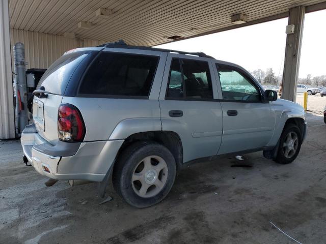 1GNDT13S082237493 - 2008 CHEVROLET TRAILBLAZE LS SILVER photo 3