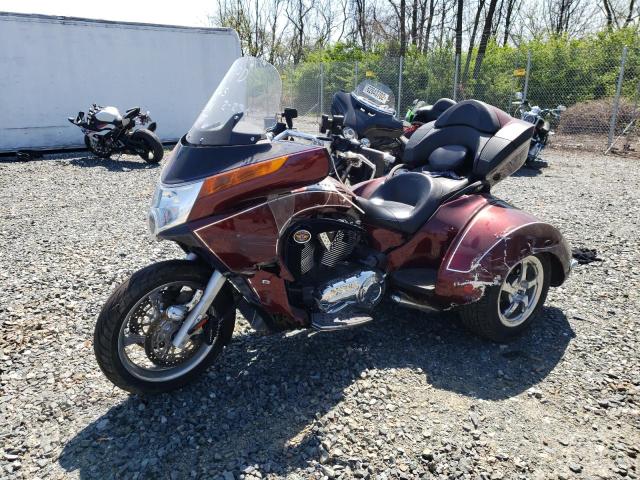 5VPSW36N4B3002865 - 2011 VICTORY MOTORCYCLES VISION TOUR BURGUNDY photo 2