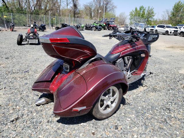 5VPSW36N4B3002865 - 2011 VICTORY MOTORCYCLES VISION TOUR BURGUNDY photo 4