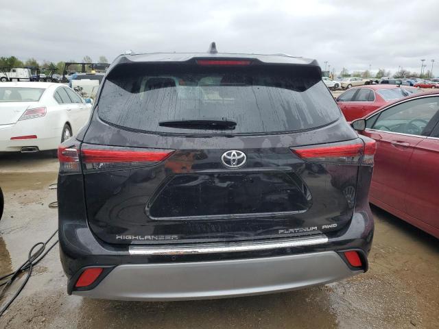 5TDFZRBH7MS061243 - 2021 TOYOTA HIGHLANDER PLATINUM BLACK photo 6