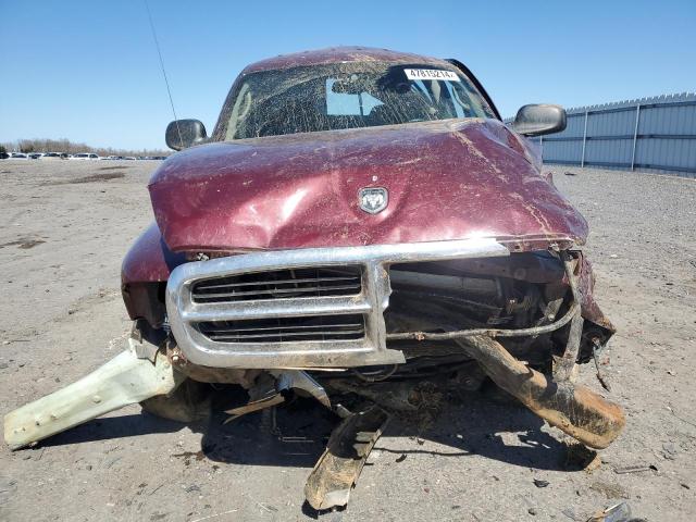 1D7HG48N03S164725 - 2003 DODGE DAKOTA QUAD SLT BURGUNDY photo 5